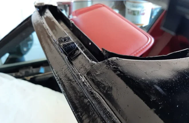 Windshield Frame Damaged